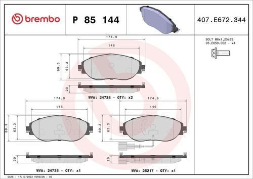 Brembo front brake - front,
